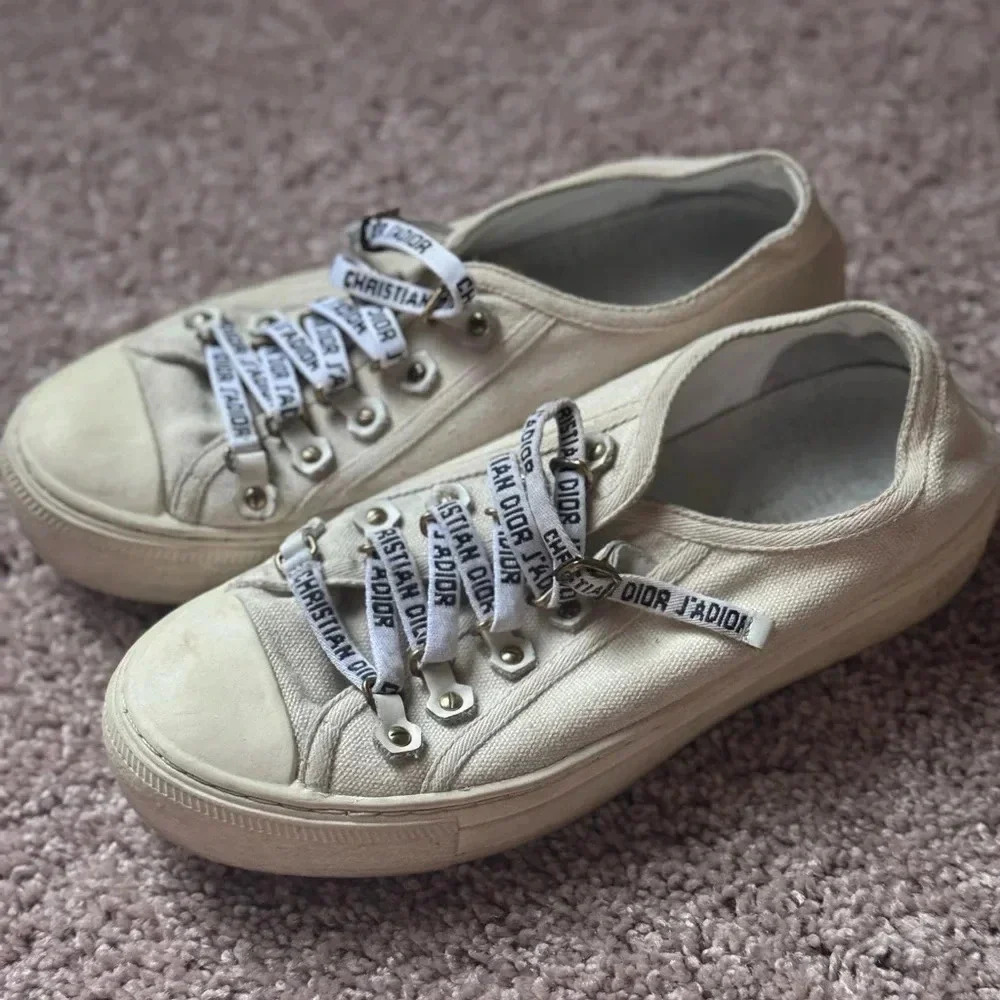 AUTH Christian Dior Walk-In-Dior Sneakers - Picture 3 of 12